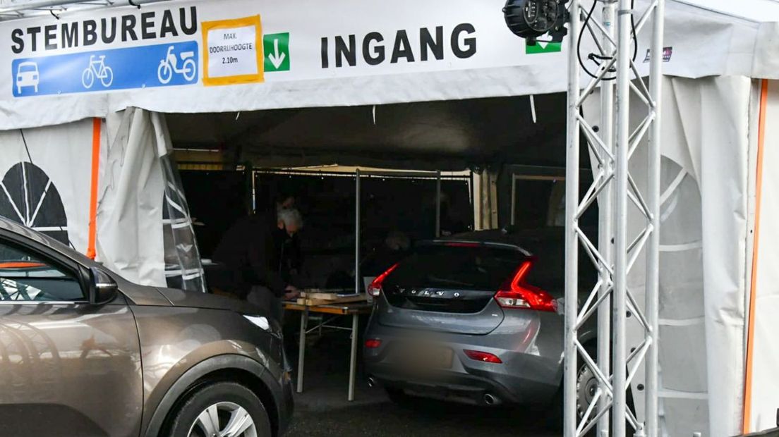 Drive in stemstraat in Enschede