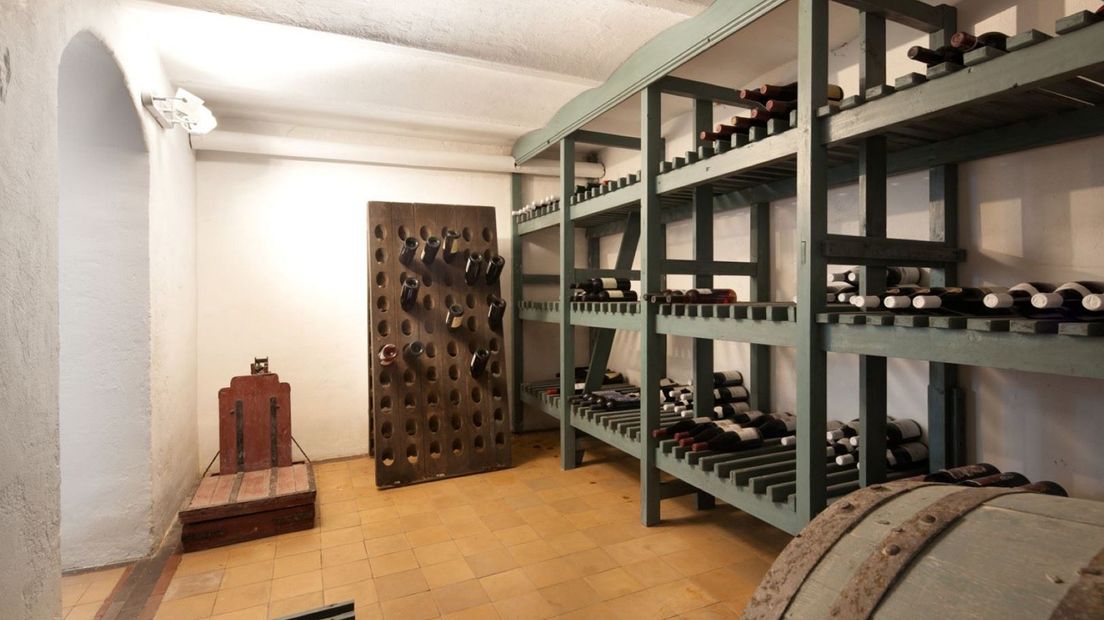 Een wijnkelder