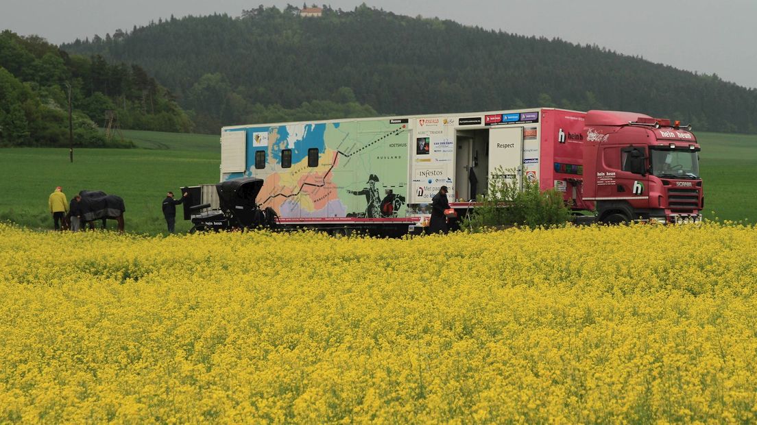 De koets en de trailer in Duitsland