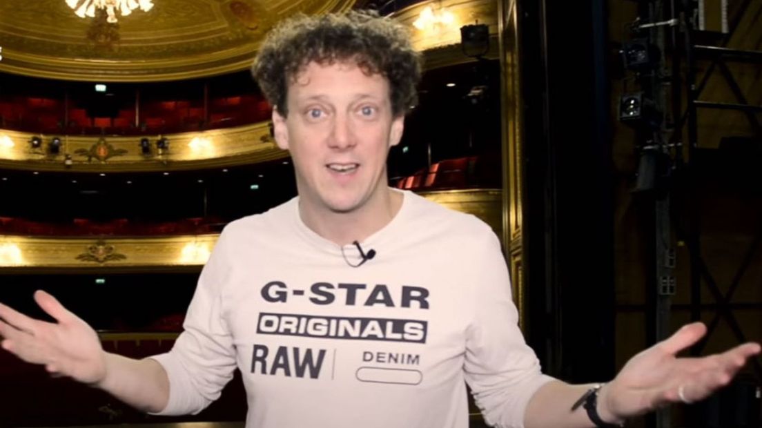 Jochem Myjer in de Leidse Schouwburg