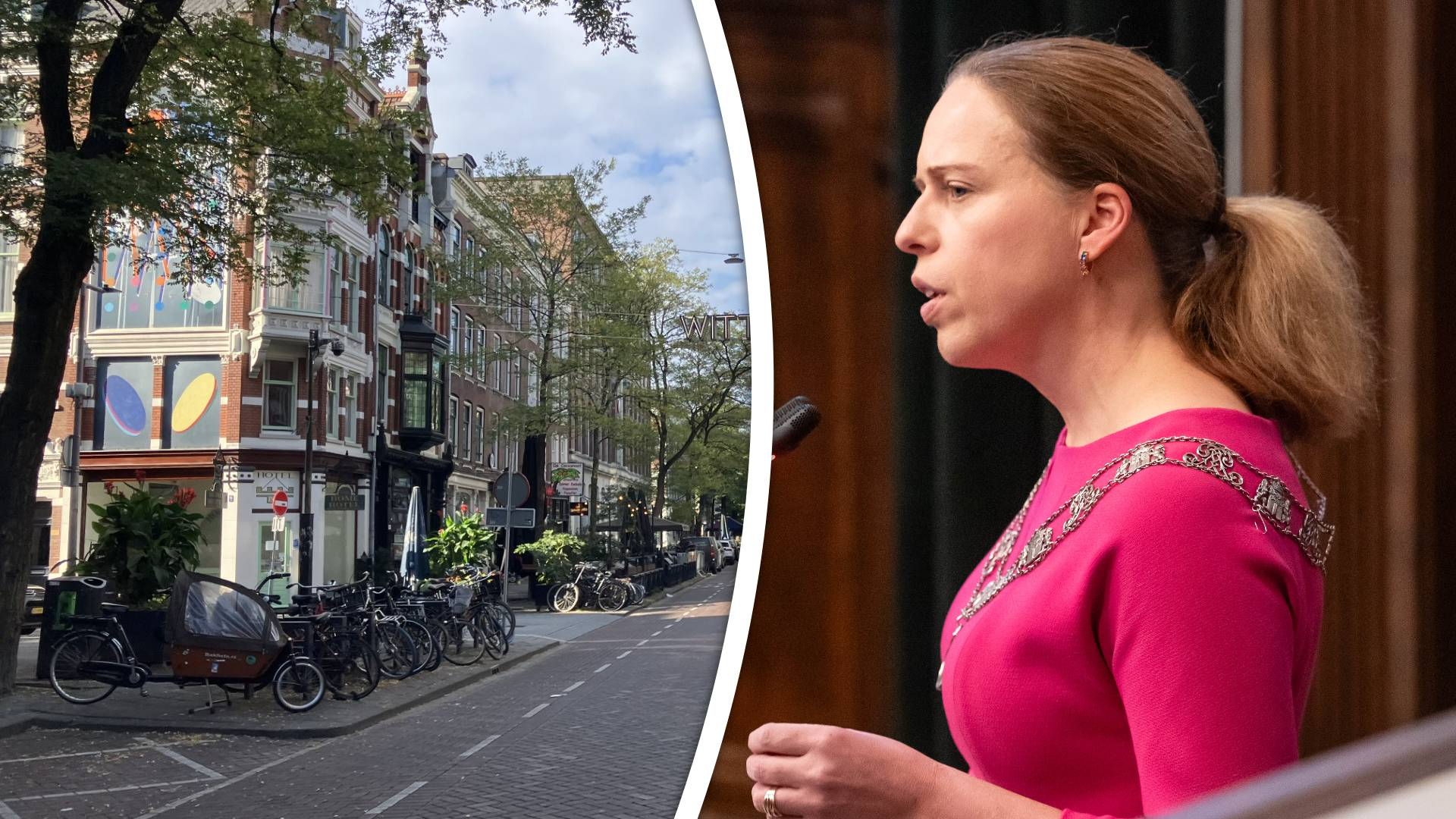 Burgemeester Schouten wil maatregelen nemen om de veiligheid op de Witte de With te verbeteren