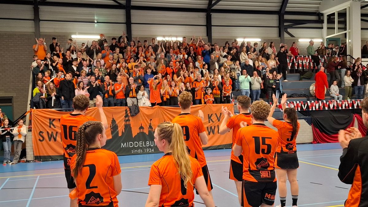 Veel commotie en strijd bij Zeeuwse korfbalderby, Swift te sterk voor Fortis