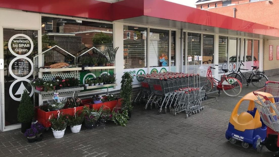 De Spar aan de Hoofdstraat in Winsum