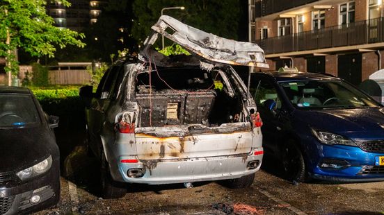 Autobrand • bestuurder aangehouden