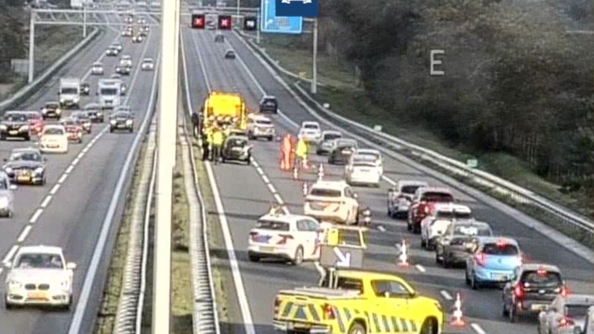 Ongeluk A12: file loopt op tot anderhalf uur