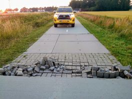 Hittegolf in Drenthe • Opbollend asfalt en extra controles bij bruggen en wegen