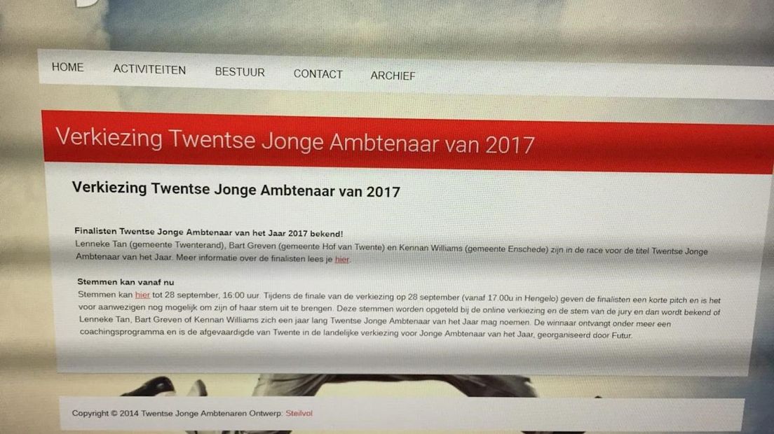 Finalisten Twentse jonge ambtenaar bekend