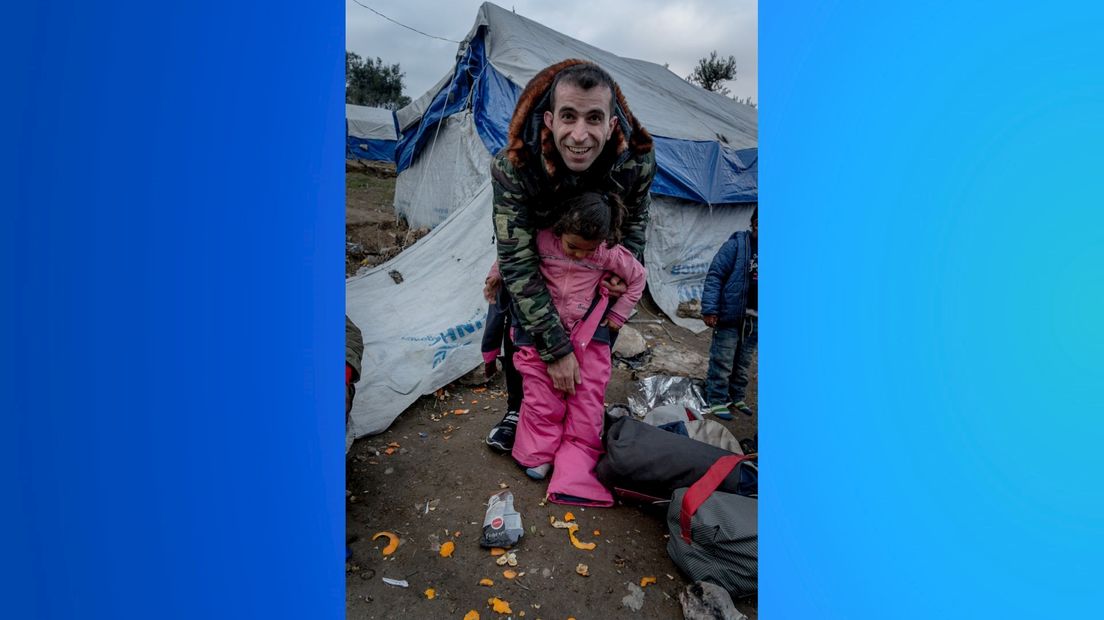 Sheltersuits voor vluchtelingen op Lesbos