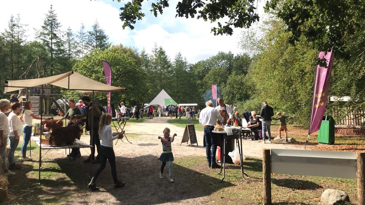 Bos vol bezoekers van het Buitenfestival