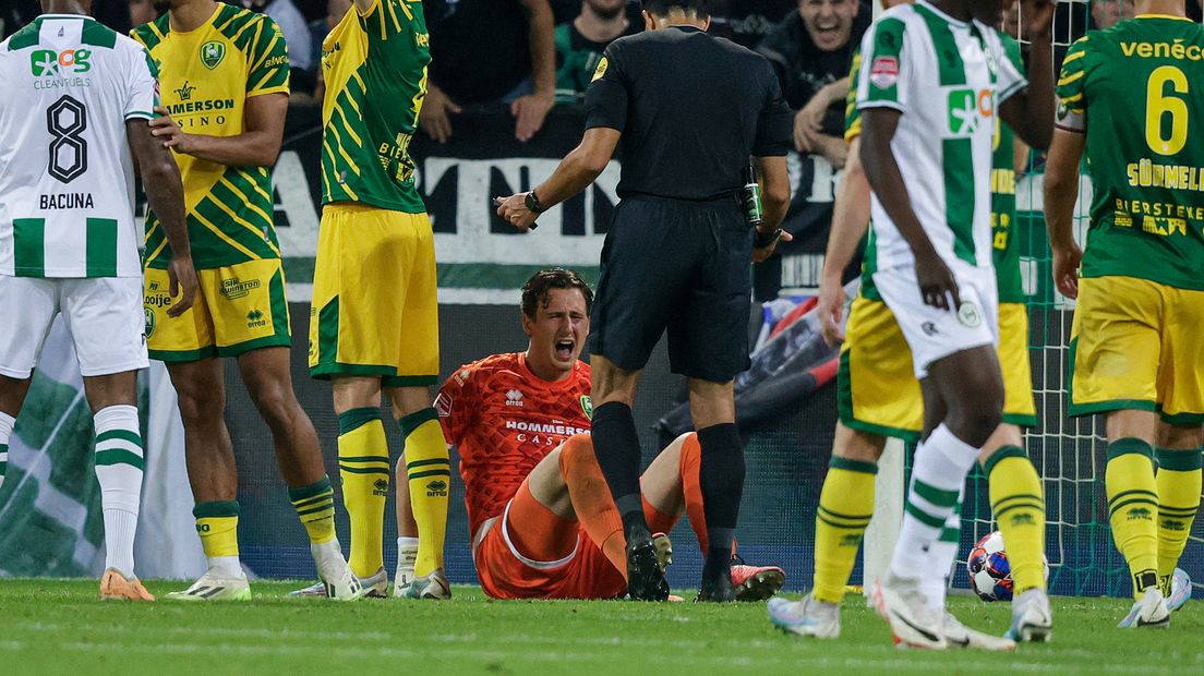 Hugo Wentges kermt het uit van de pijn