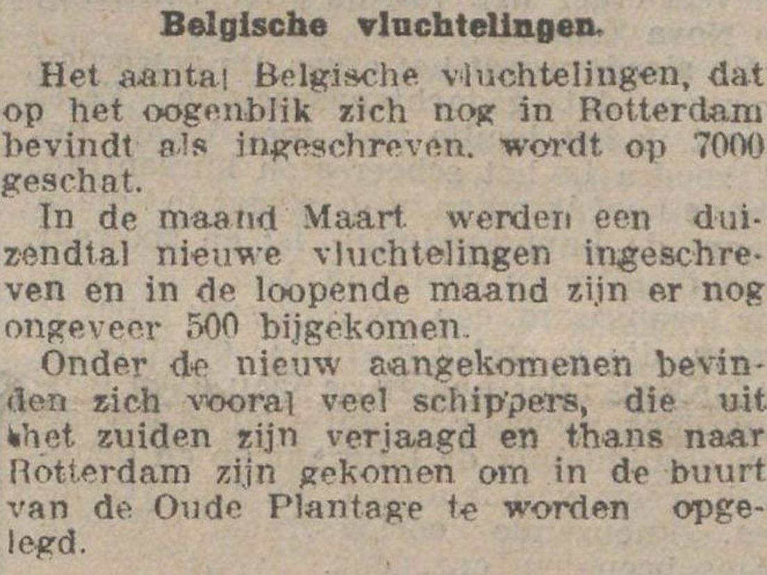 Rotterdamsch Nieuwsblad uit 1915