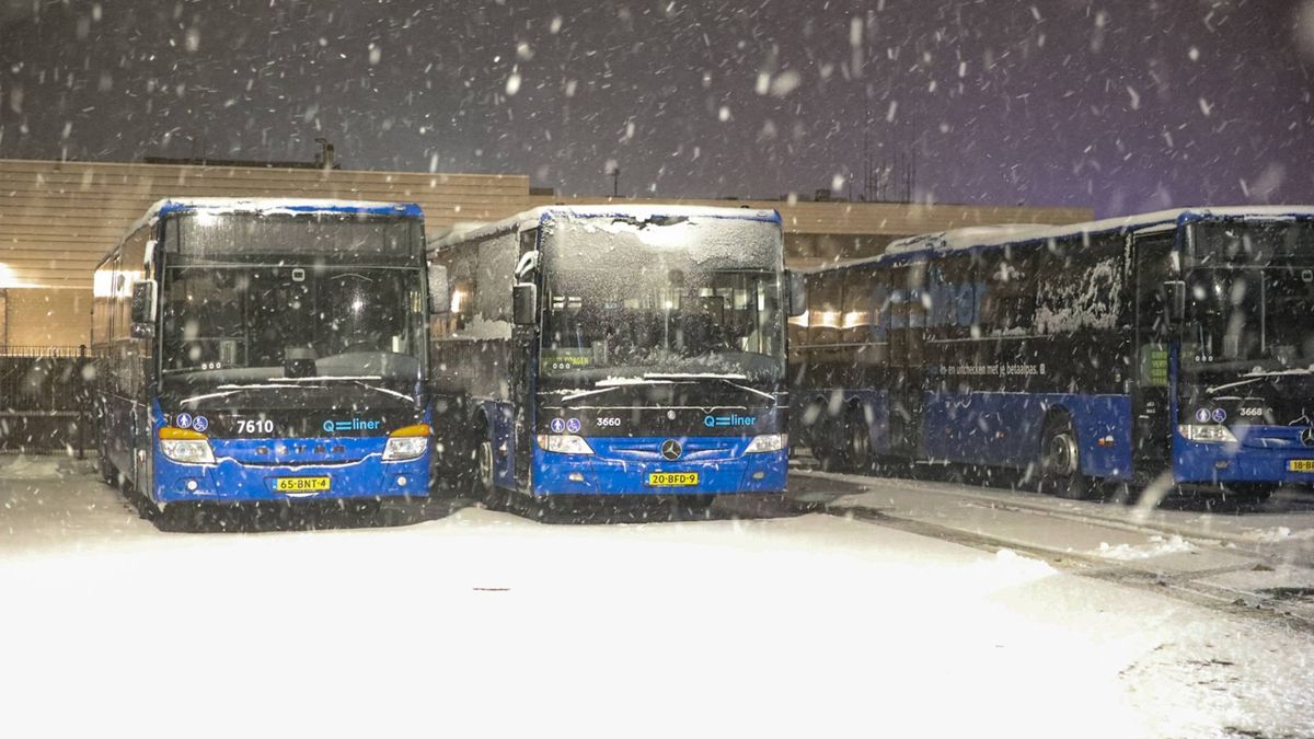 Sneeuwblog: Vrijdag geen bussen tot 09.00 uur • Arriva rijdt komende dagen volgens aangepaste dienst
