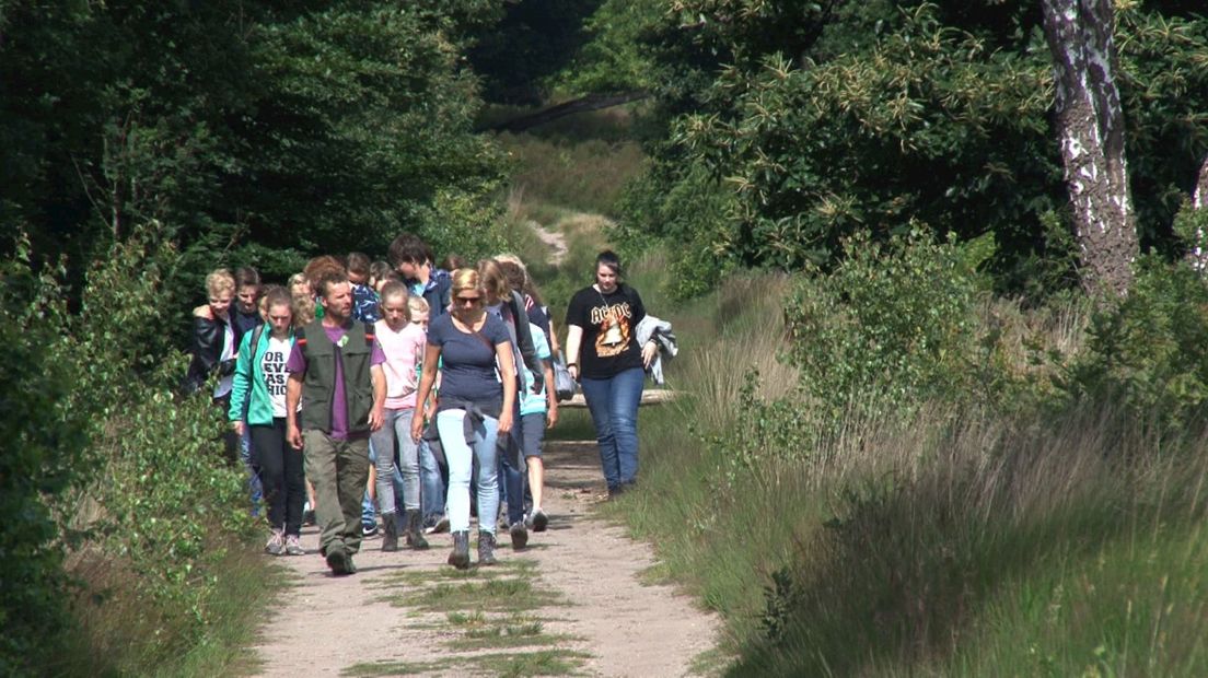 Met z'n allen onderweg op de Sallandse Heuvelrug