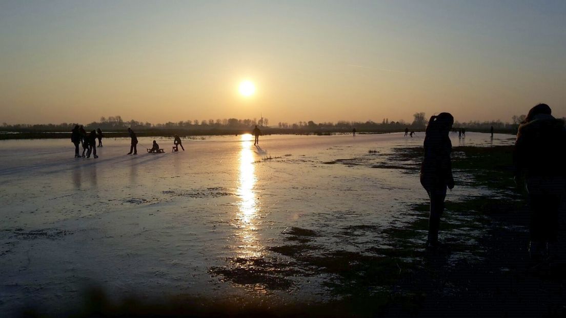 Schaatsen bij Serooskerke