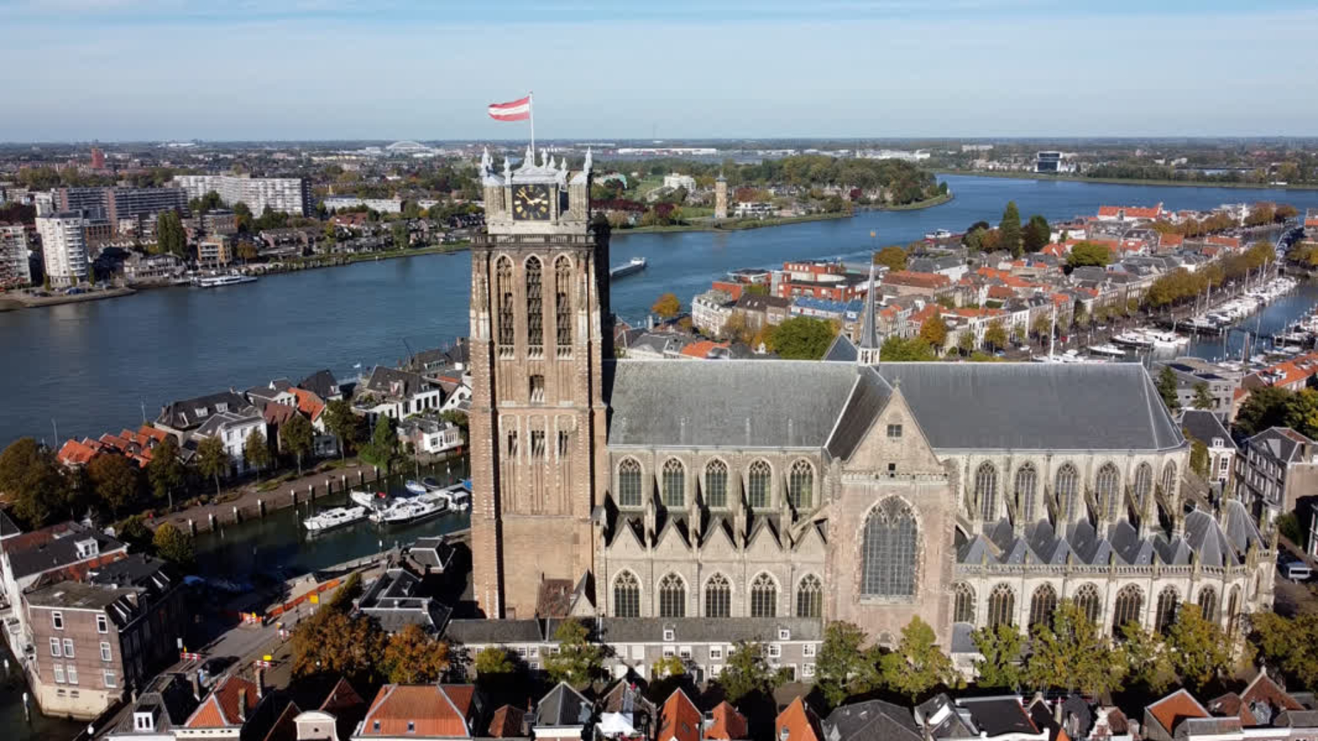 De Grote Kerkstoren in Dordrecht.