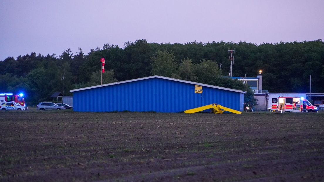 Het neergestorte toestel