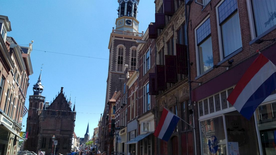 De binnenstad van Kampen