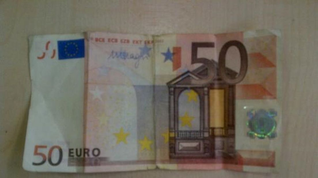 Vals briefje van 50 euro