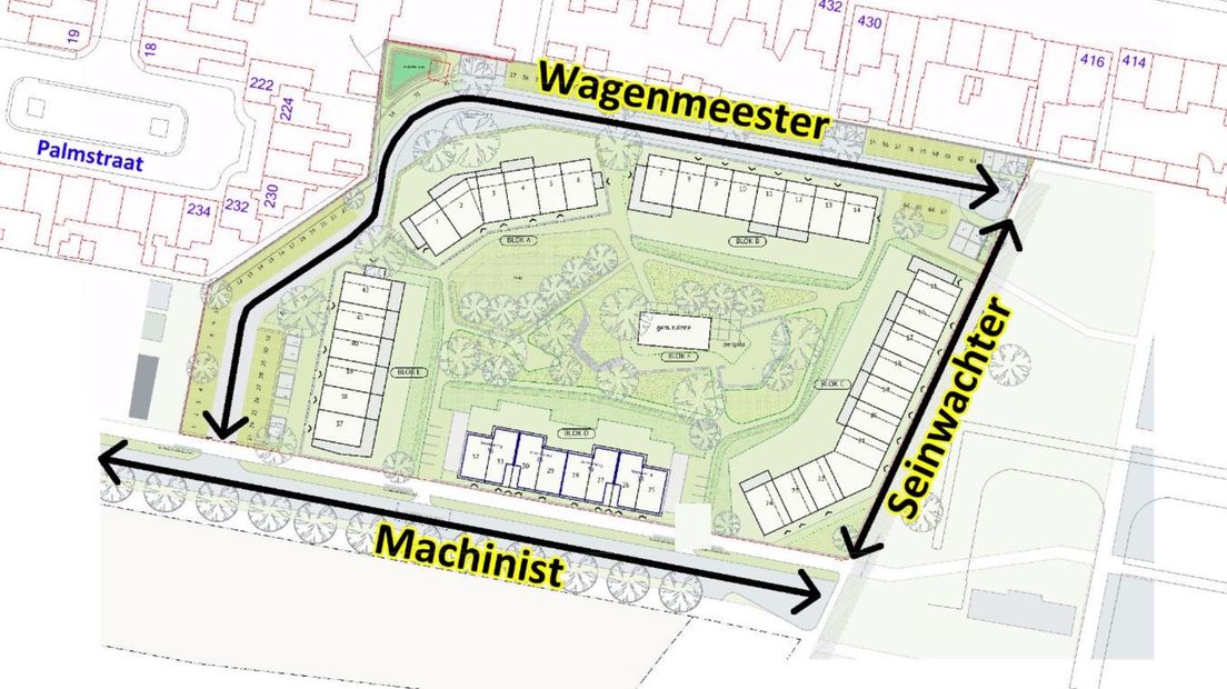Plattegrondje van Soesterhof.