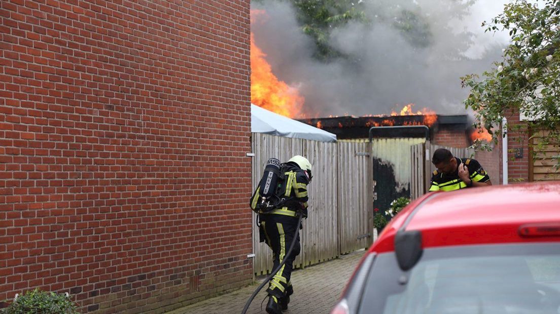 Garagebrand in Nijverdal