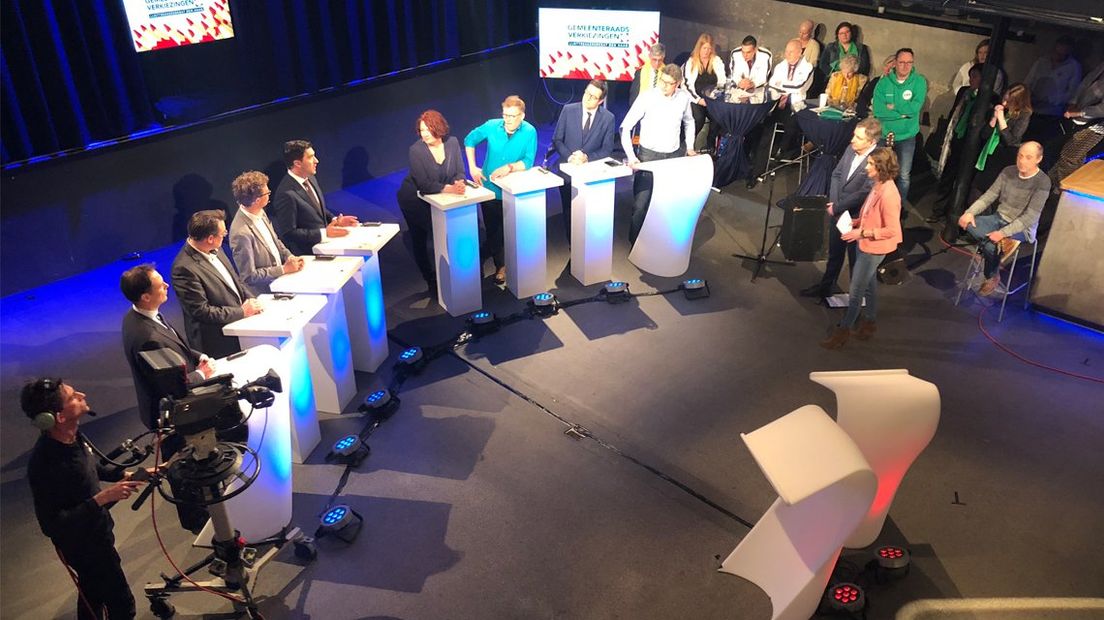Haags verkiezingsdebat van Omroep West in het Paard 