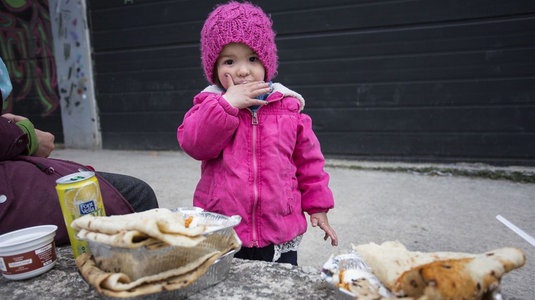 Kindvluchteling op Lesbos