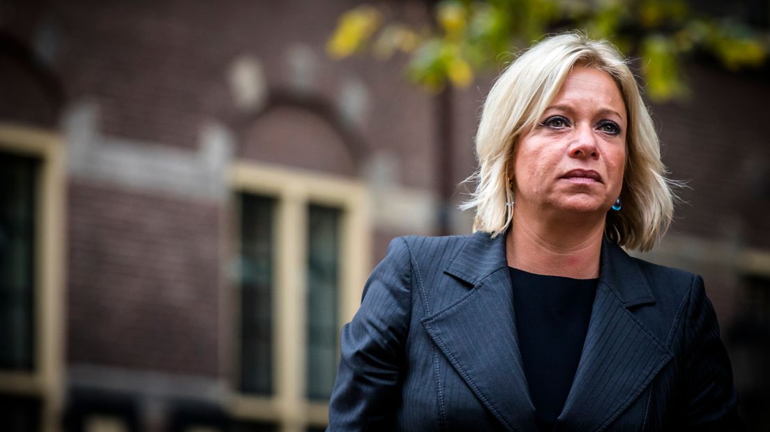 Minister Jeanine Hennis-Plasschaert van Defensie treedt af (Rechten: ANP)