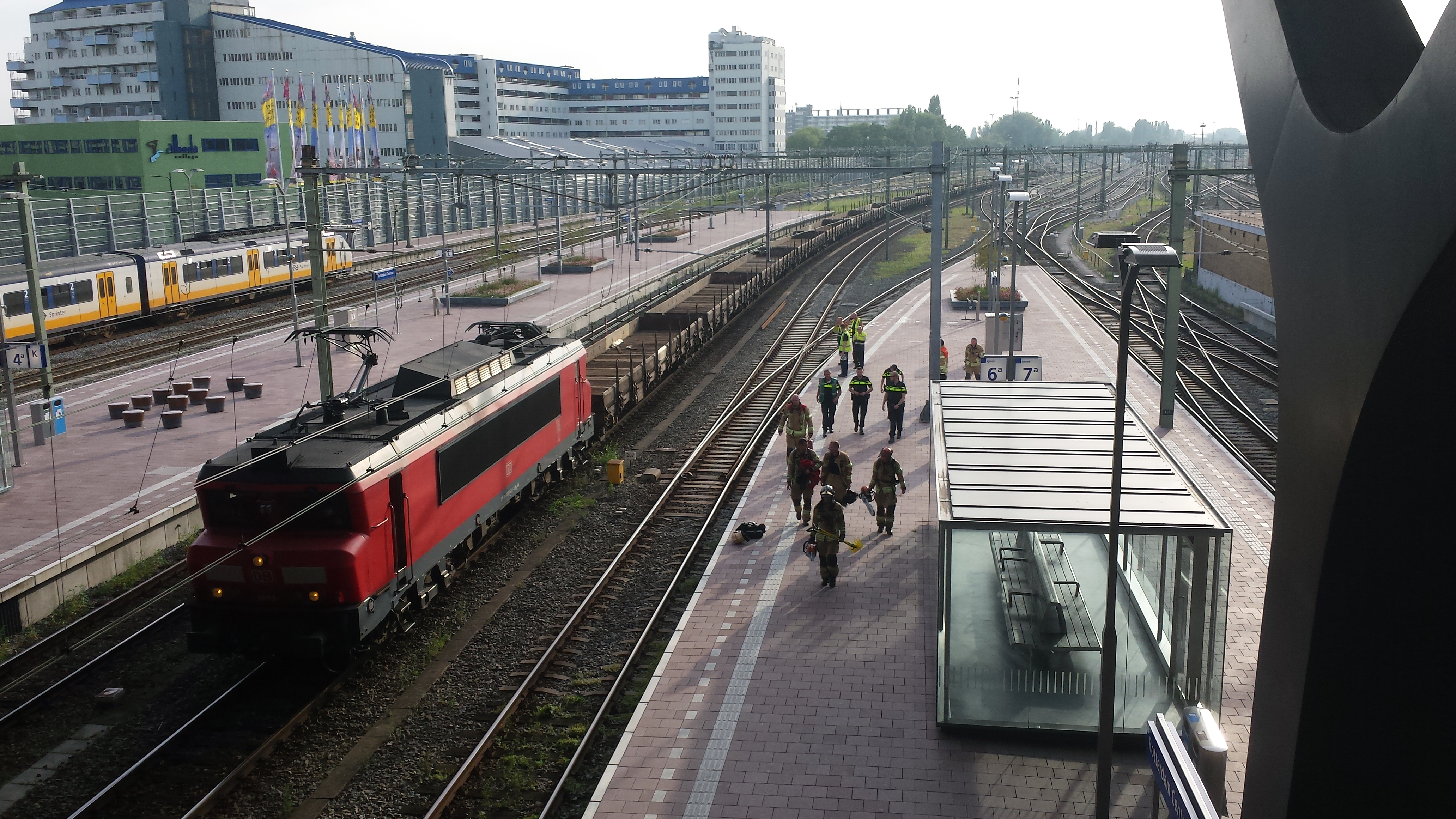 Treinverkeer Rotterdam CS Stilgelegd Door Brand - Rijnmond