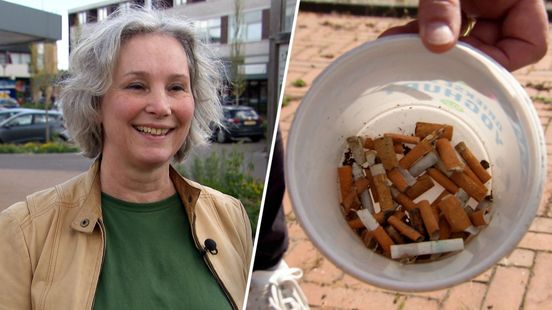 'Peukenmeisje' ruimt sigaretten op: 'Na 250.000 ben ik gestopt met tellen'