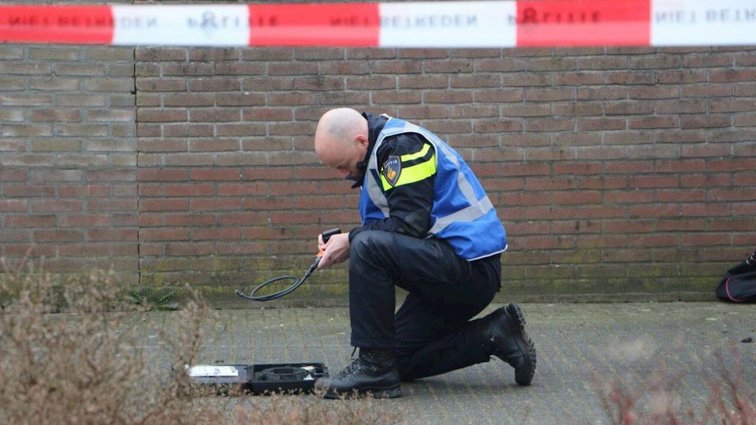 Onderzoek bij de klemgereden motor naar explosieven