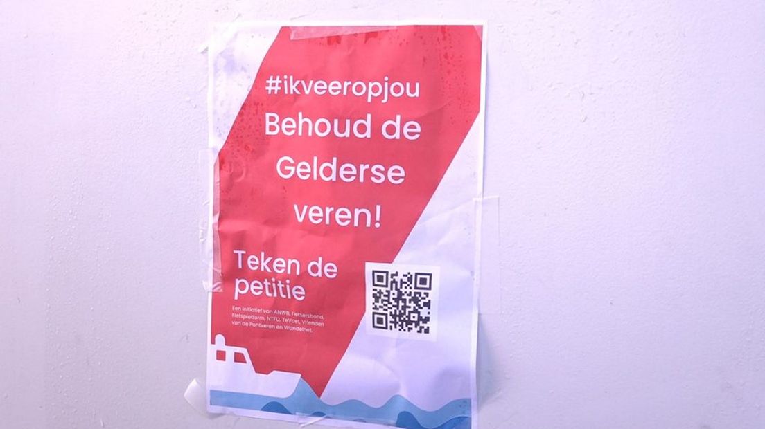 De petitie van de Veerpontcoalitie.