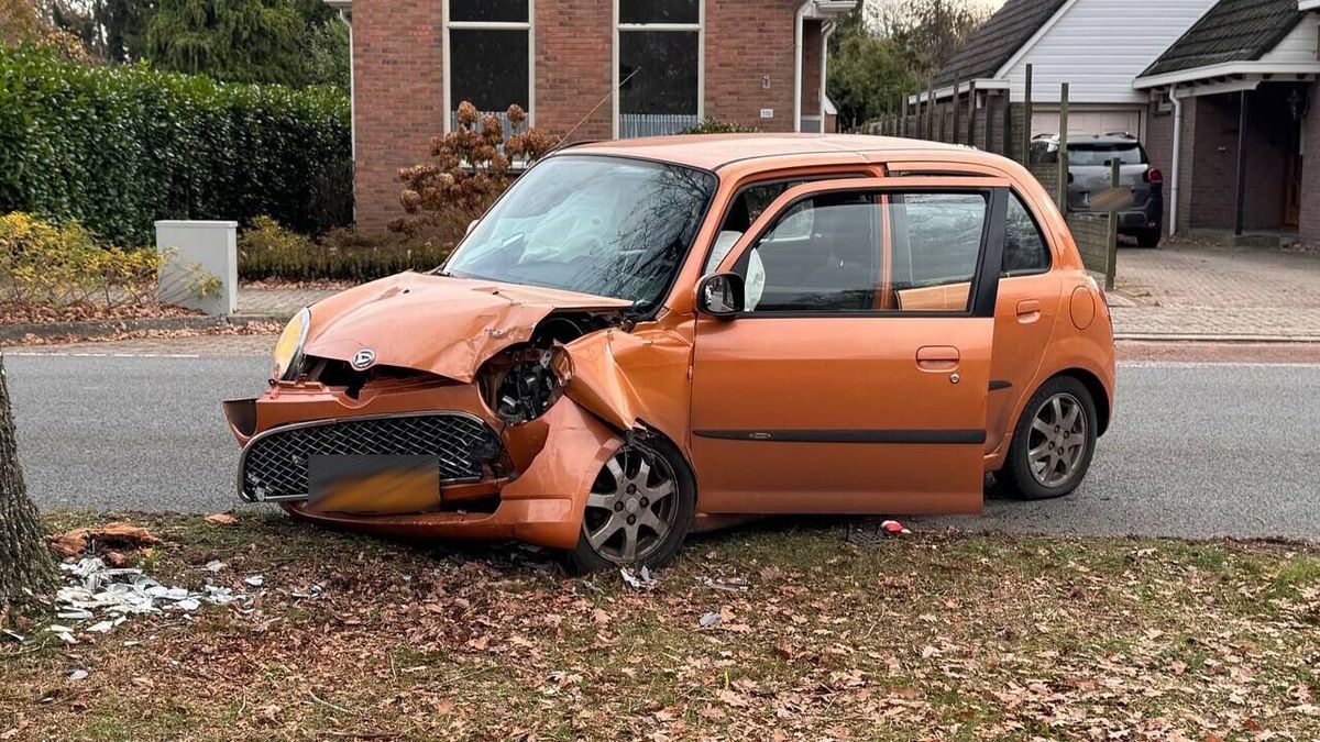Automobilist aangehouden na eenzijdig ongeluk