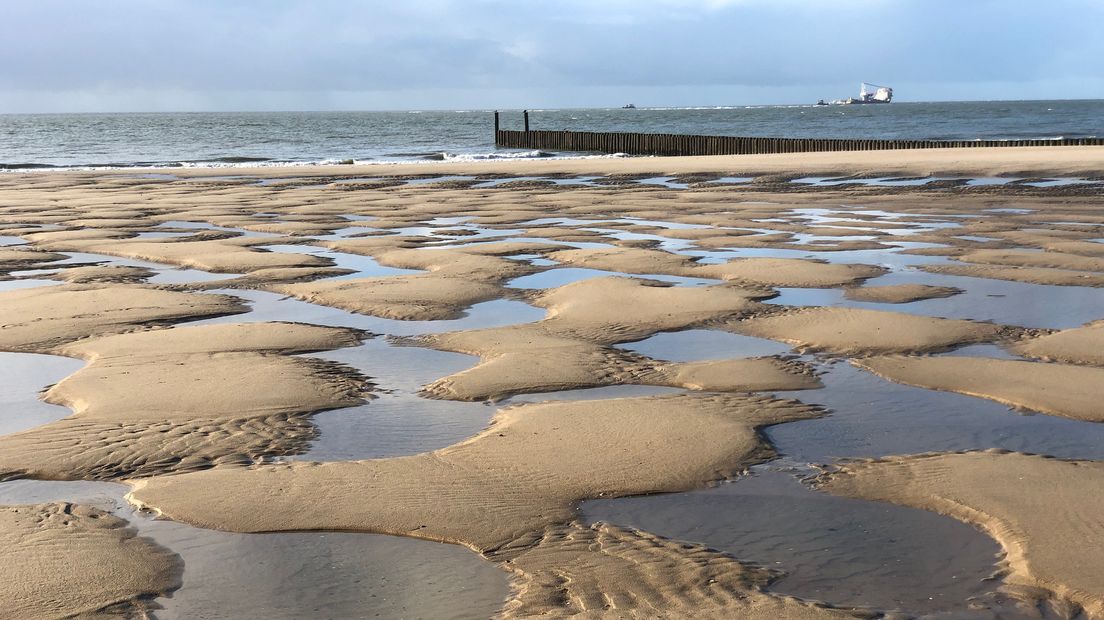 Het strand bij Zoutelande