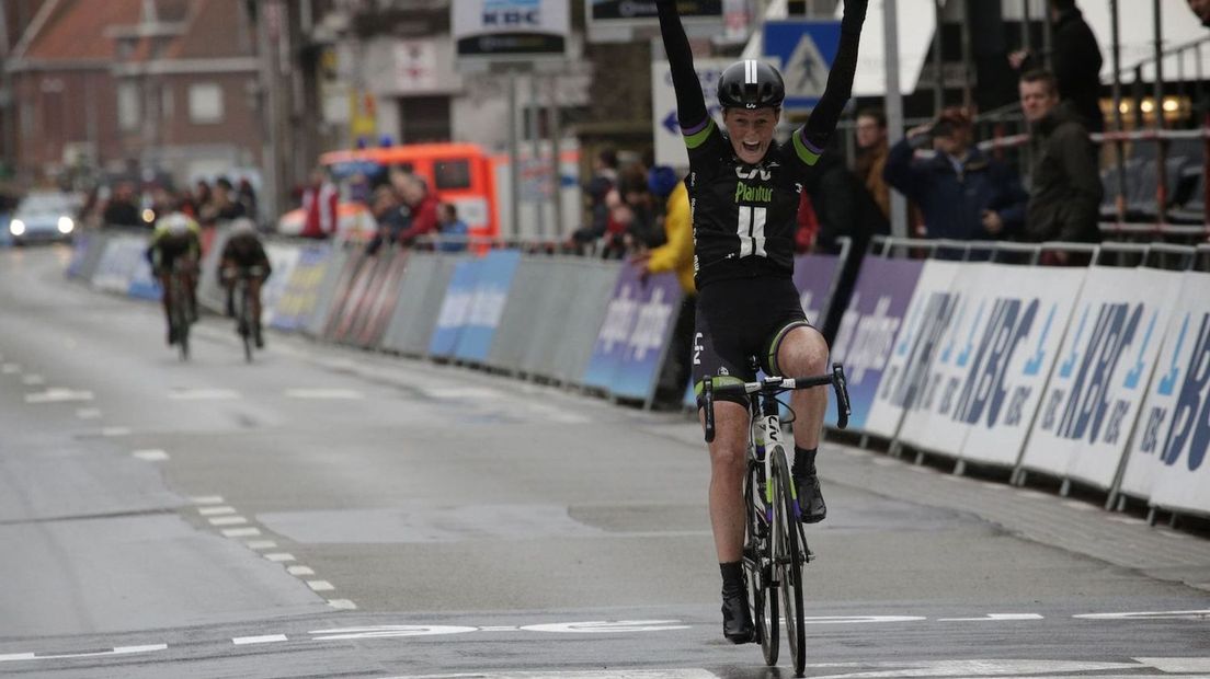 Floortje Mackaij won in 2015 de klassieker Gent-Wevelgem