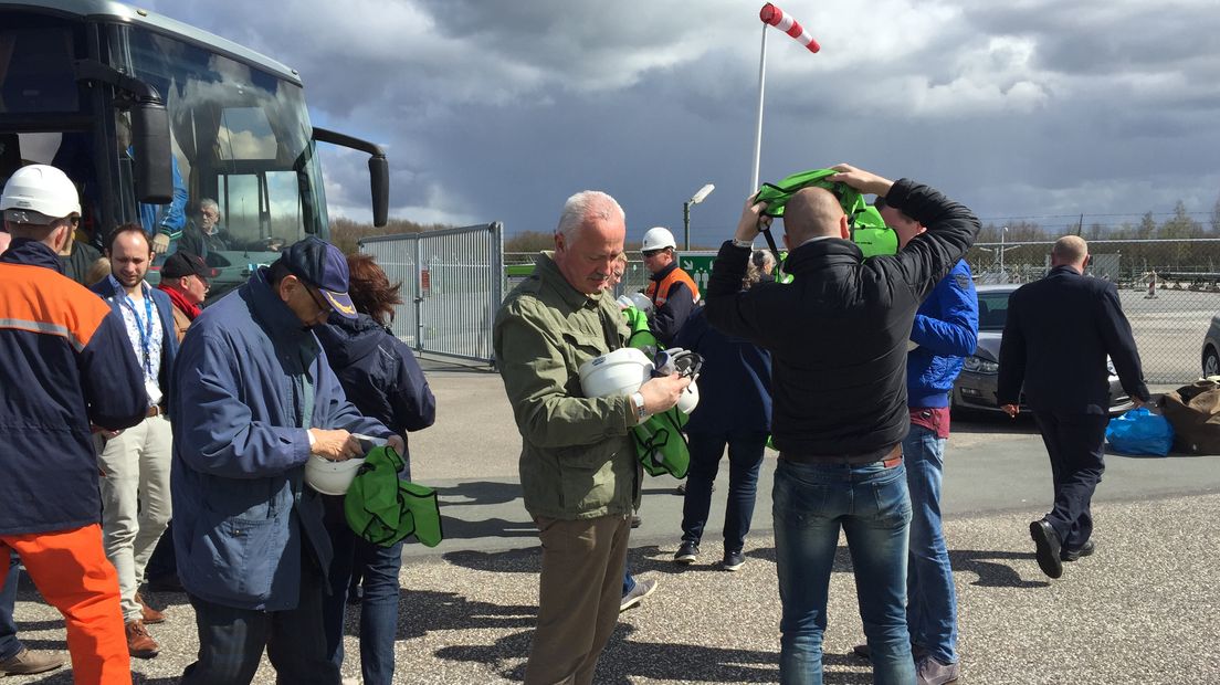 Bezoekers mochten een kijkje nemen op de gaslocatie bij Witten (Rechten: RTV Drenthe / Berton van Balveren)