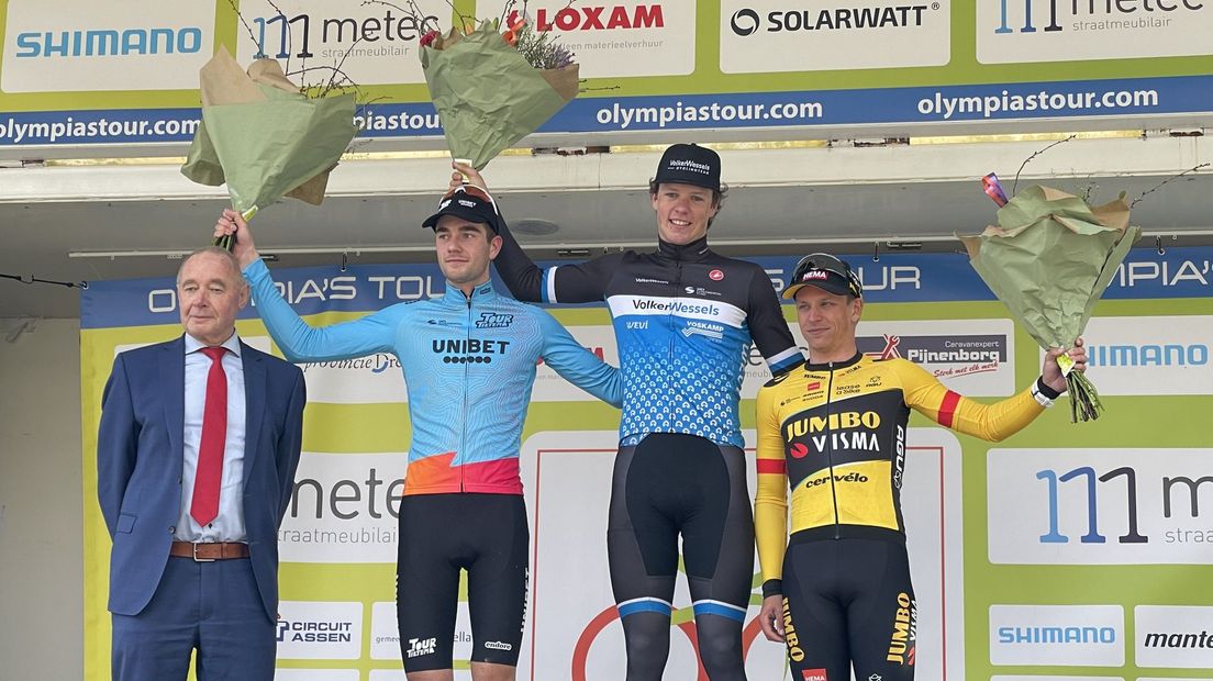 Nederlands beloftenkampioen Kroonen pakt etappezege in Assen bij Olympia's Tour