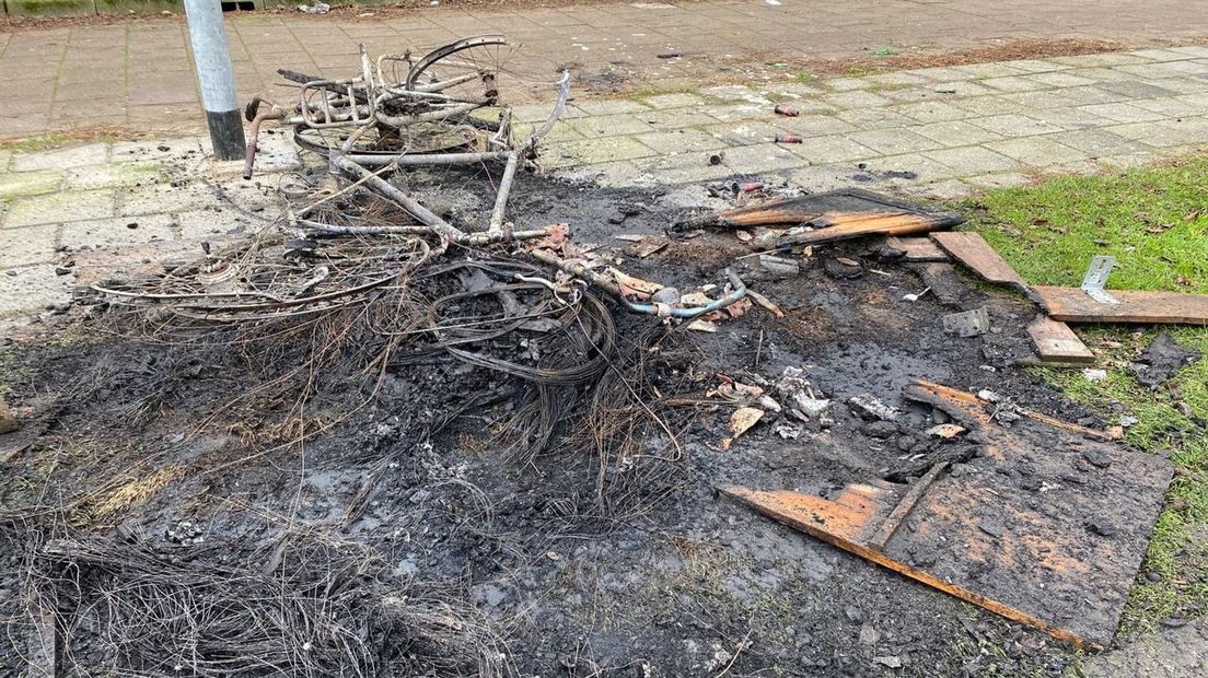 Wat er na de brandjes overbleef