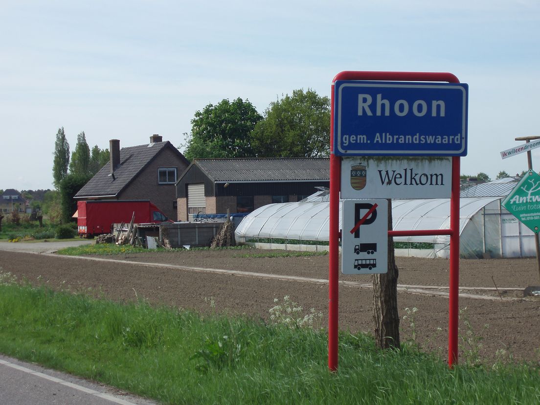 Plaatsbord-Rhoon2
