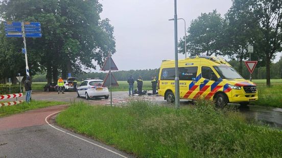 Scooterrijder gewond bij botsing