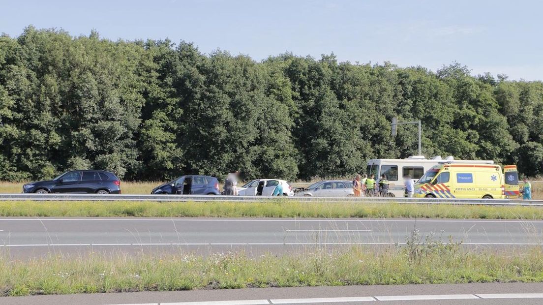 Kettingbotsing op de A1