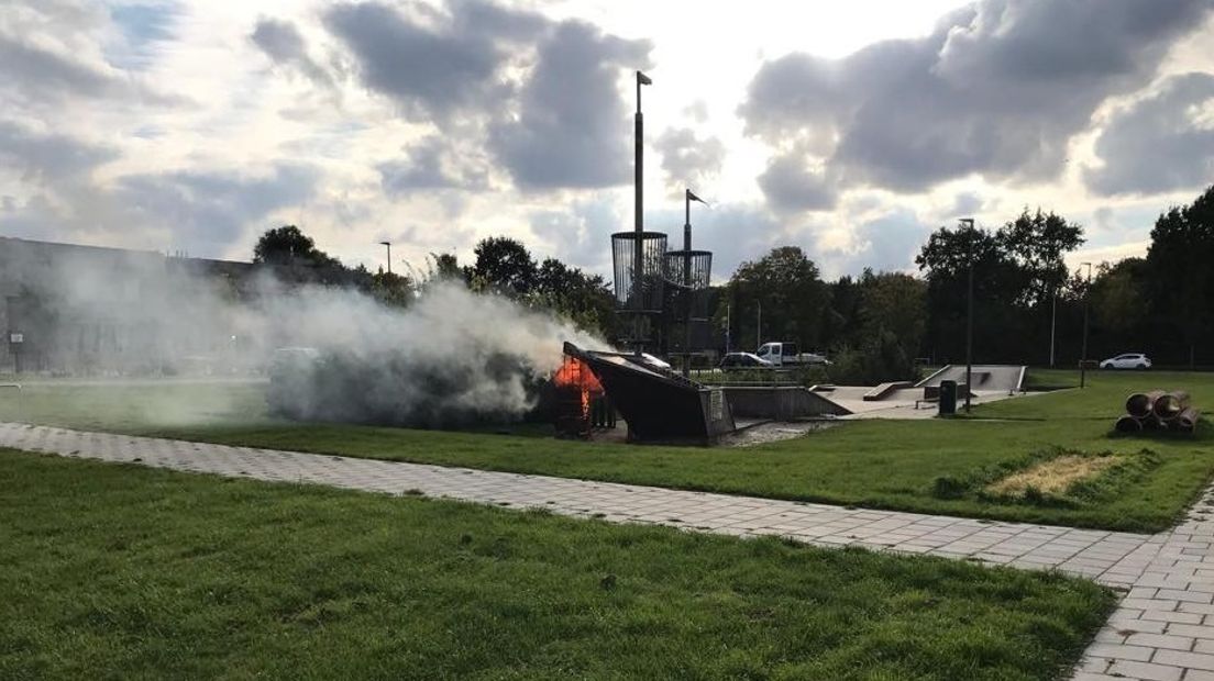 Skatebaan Breskens geteisterd door vandalen