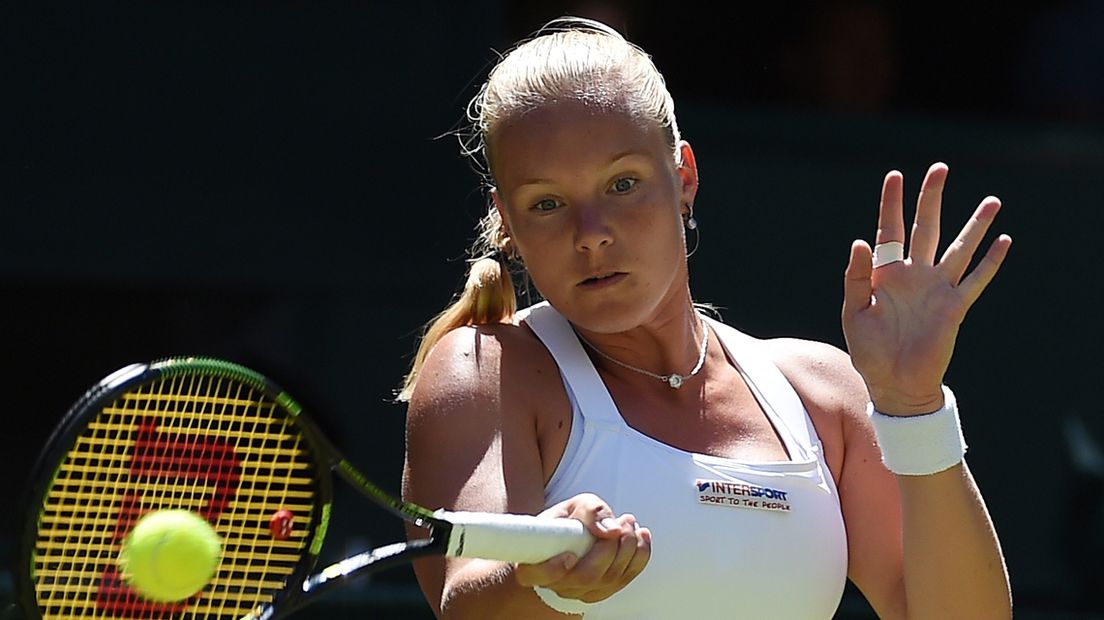 Kiki Bertens op Wimbledon