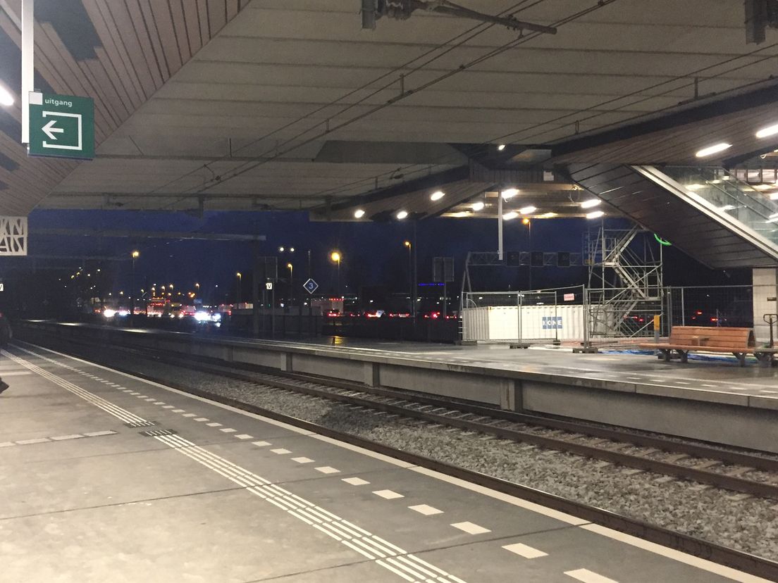Het station Lansingerland-Zoetermeer in aanbouw
