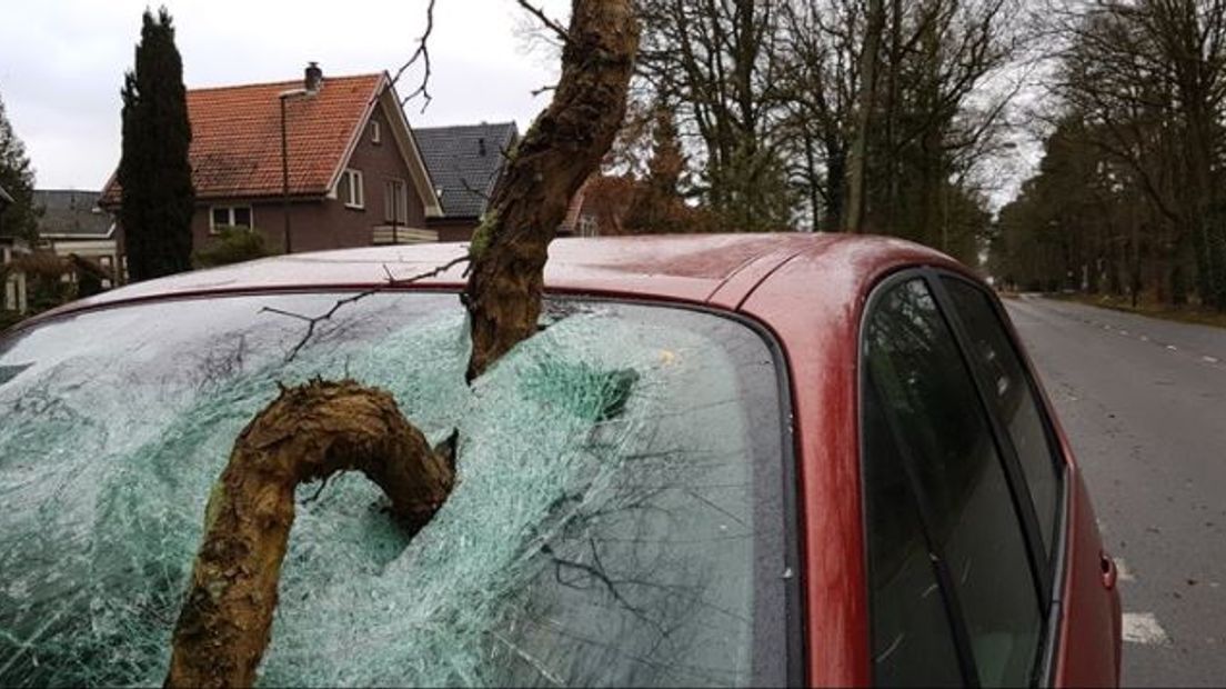 De storm over Gelderland is uitgeraasd: bijna 2000 meldingen aan schade en - soms - ook hele mooie plaatjes. De storm in beeld.