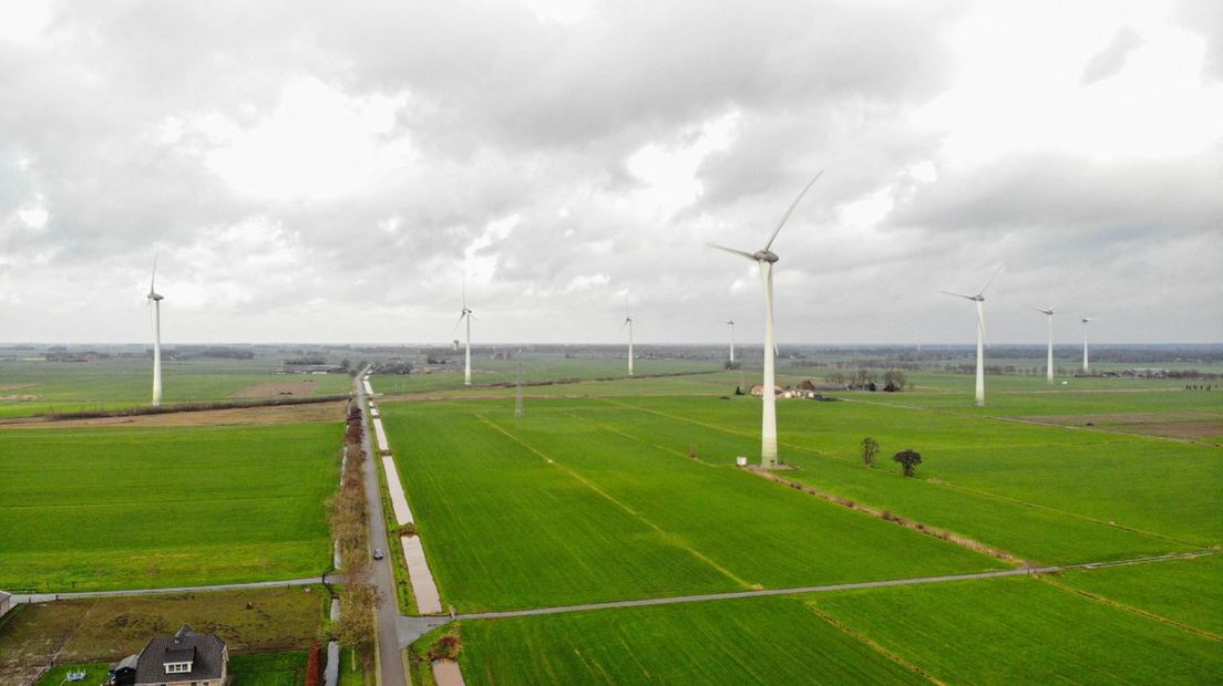 Windmolens in Overijssel