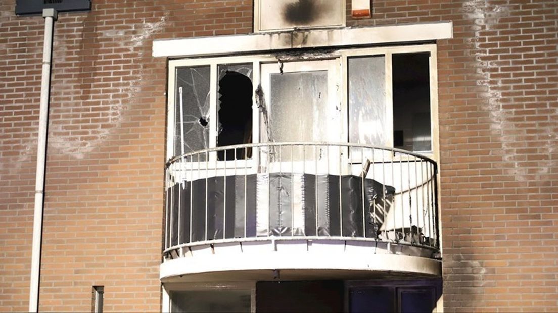 Brandbom in Berkumstraat Zwolle