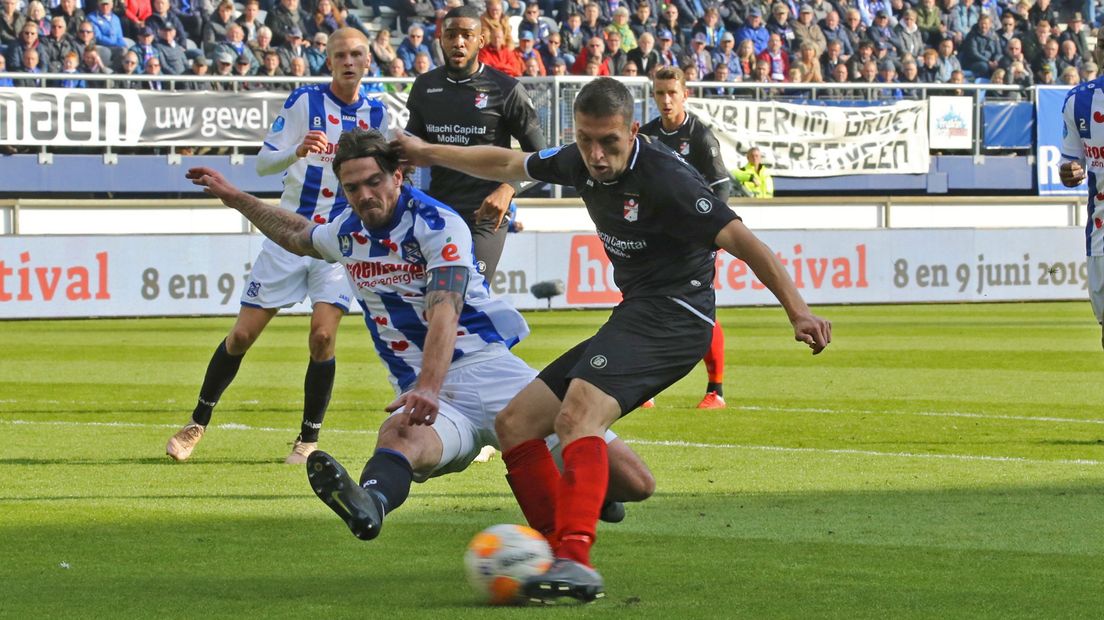 FC Emmen had veel kansen op de overwinning (Rechten: Gerrit Rijkens)