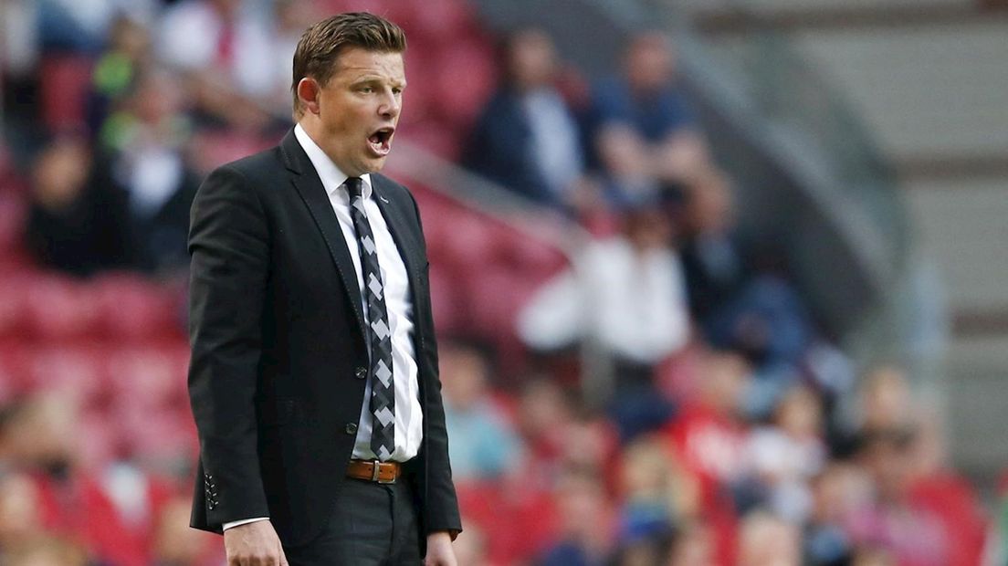 John Stegeman als trainer van Heracles Almelo