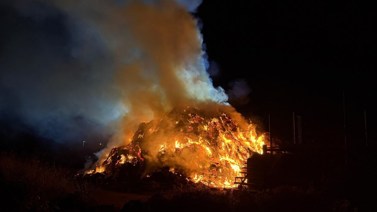 Geen schadelijke concentraties gemeten bij brand in stapel organisch afval Kelpen-Oler