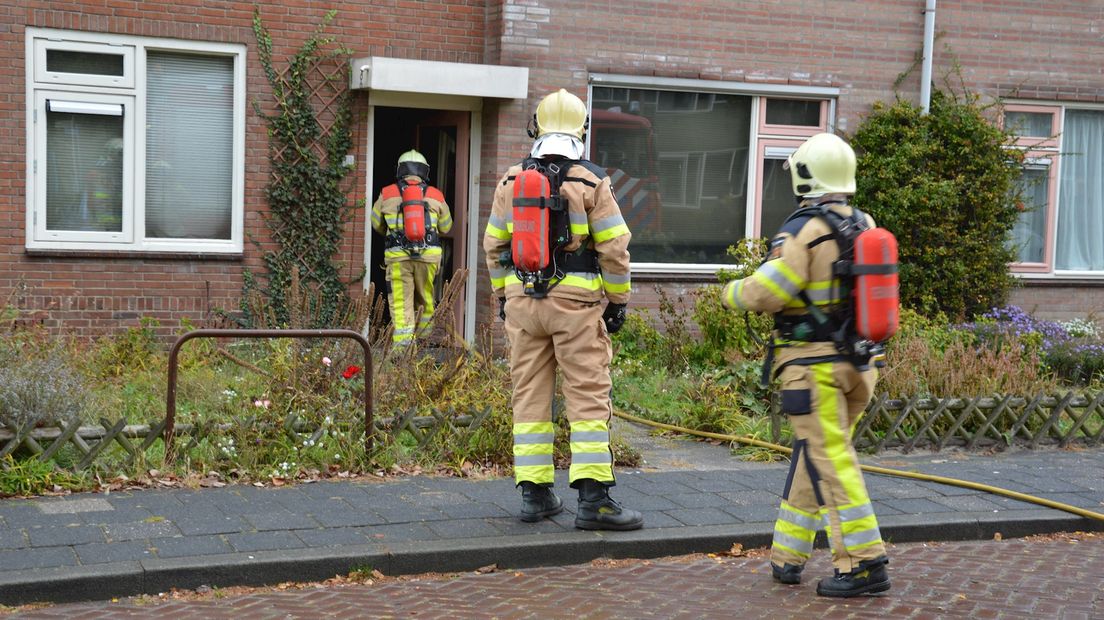 Brand aan de Lijsterbesstraat in Steenwijk